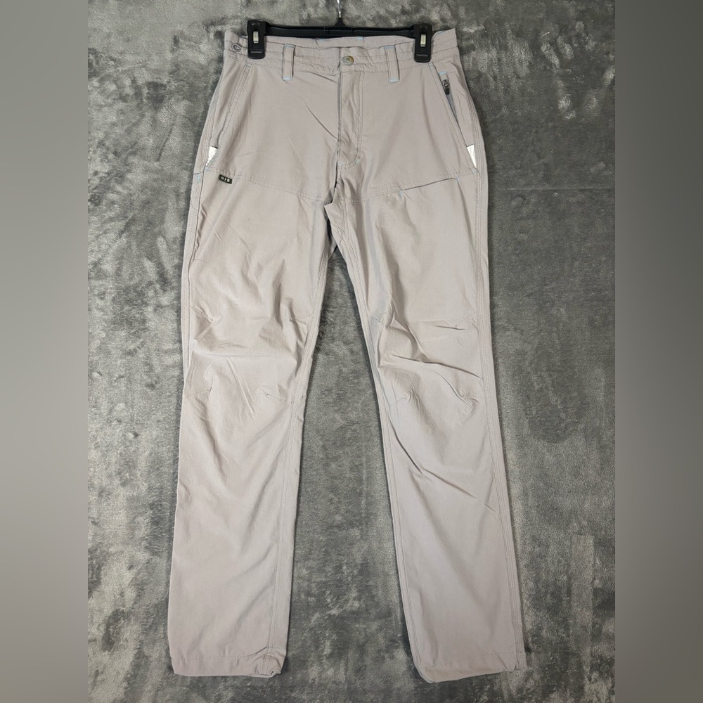 Howler Brothers Men's Shoalwater Tech Pant Light Grey Size 30x32